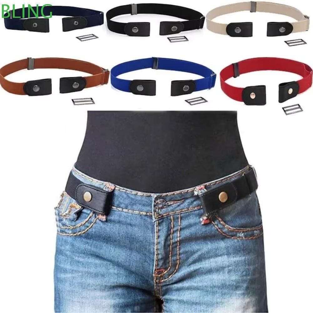 Cinto Elástico BLING Para Mulheres , De Ajuste Fino , Alça Extensível Cinturon Mujer , Invisível