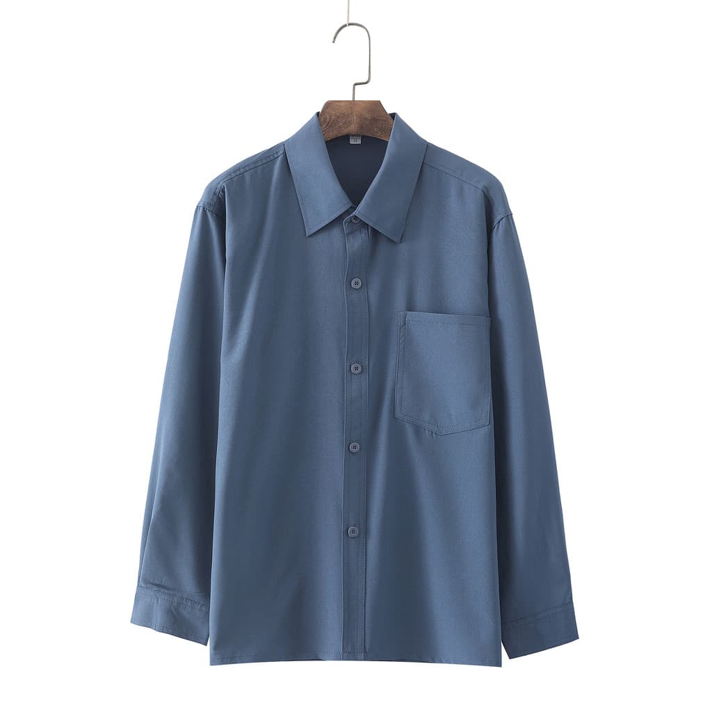 Novo produto camisas masculinas idosas de meia-idade pai usar camisas de manga comprida primavera outono usar vovô usar