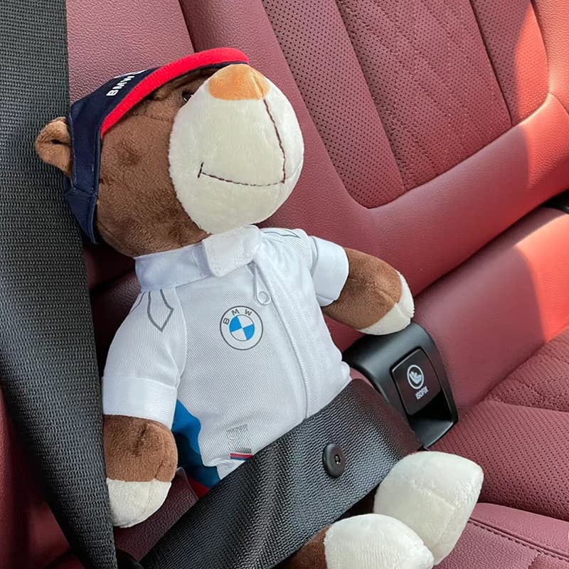 Urso de Pelúcia BMW, Urso Mecânico de Corrida BMW, Urso de Pelúcia, de Rally, com Capacete de Motocicleta, Pre