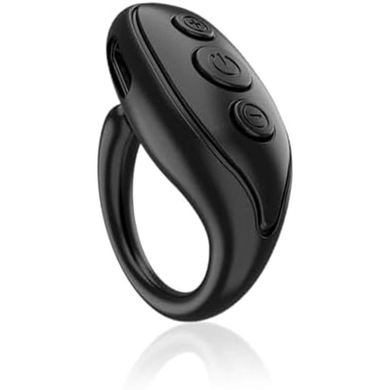 Anel De Rolagem JX03 , Controle Remoto Bluetooth Para Virador De Página De APP , Gravação De Vídeo De Câmera , Preto