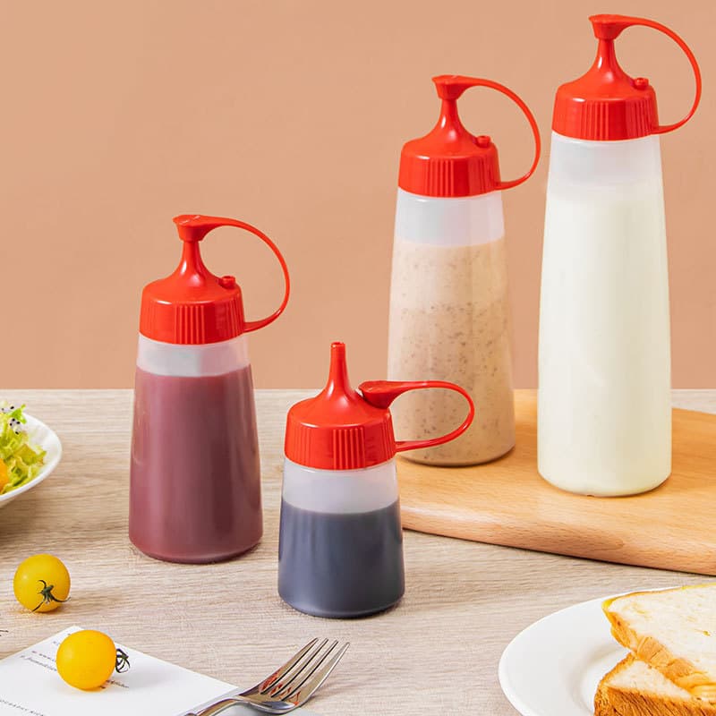 Garrafa dosadora para molho de tomate, garrafa dosadora para molho de soja e molho de ostra, dispensador universal de ól