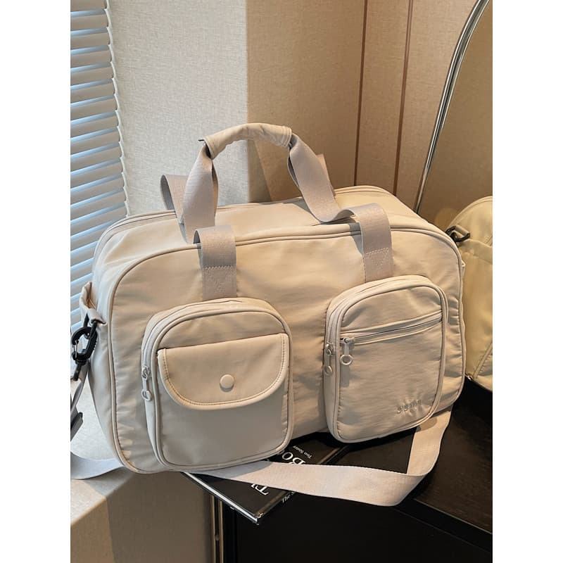 Bolsa de bagagem para roupas de grande capacidade, portátil, curta distância, bolsa de viagem para negócios, academia, l