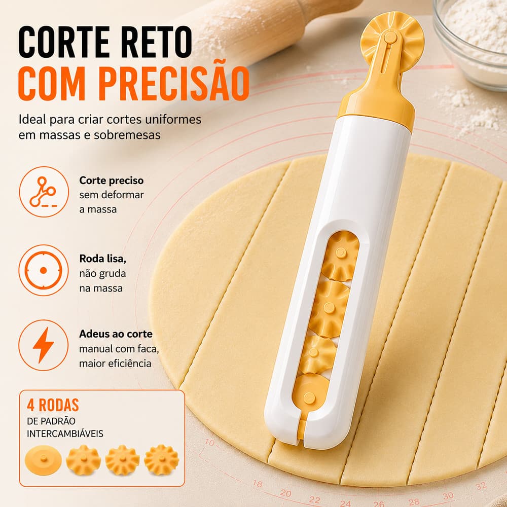 Carretilha Fecha e Corta Massa Profissional para Pastel Ravioli e Salgados com Alta Performance e Durabilidade