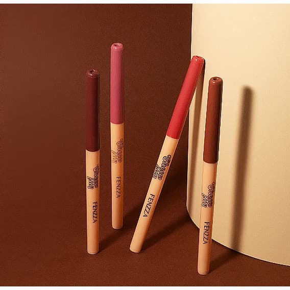 Lápis Contorno a Prova d' Agua Labial Retrátil  Choco Fun Fenzza