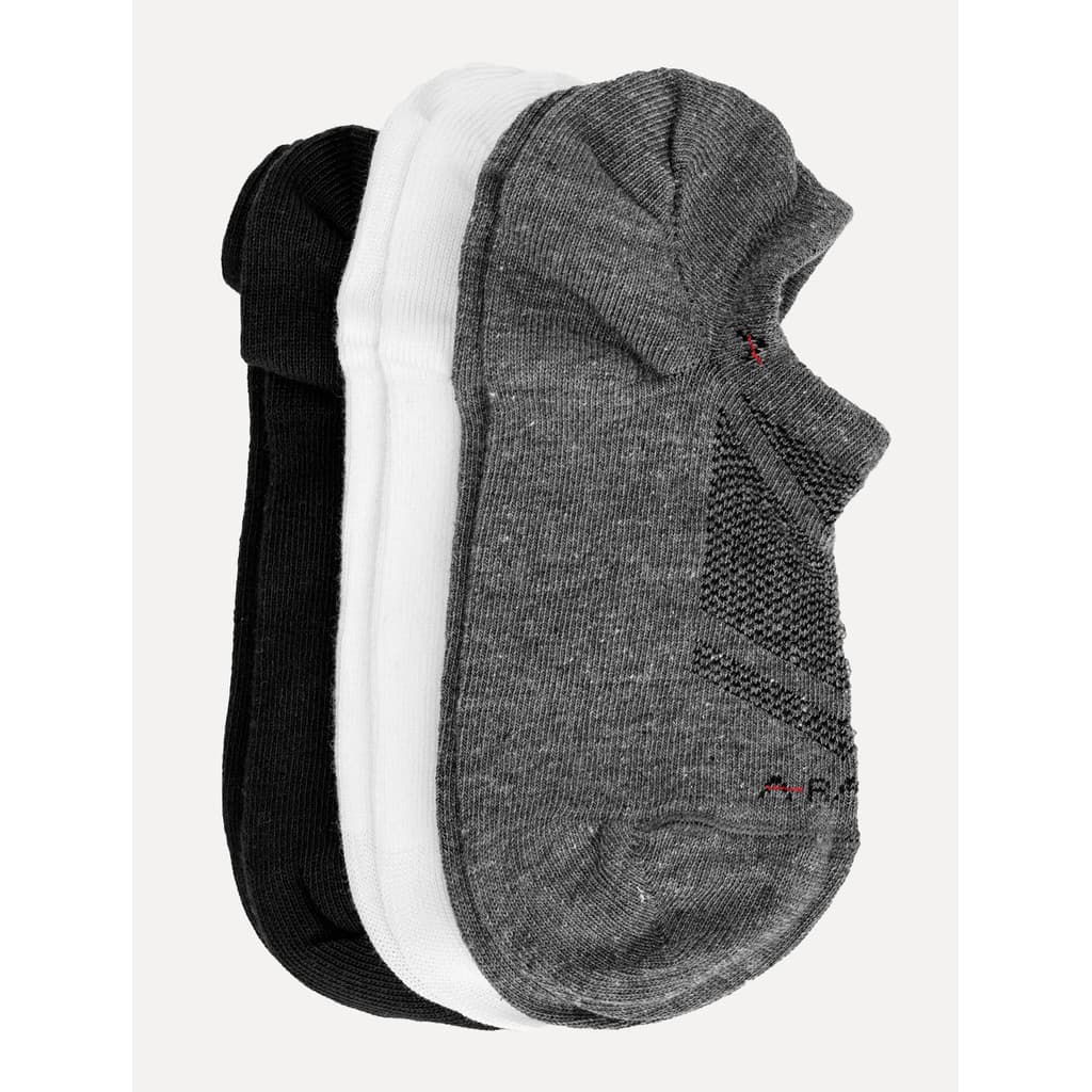 Meia Aramis Masculina Invisível Sport Branca Preta Grafite Mescla Original Kit 3 Pares