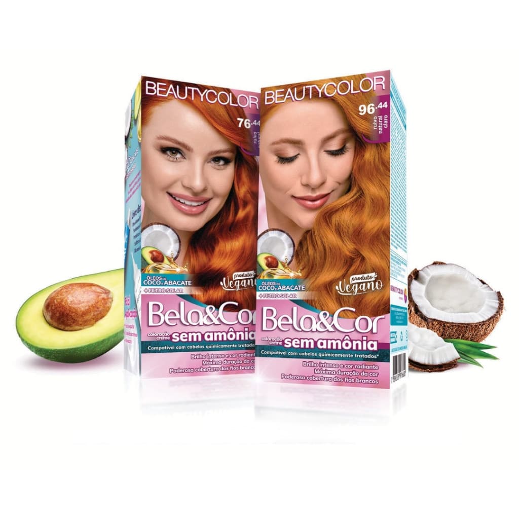 Kit Tonalizante Bela&Cor Beauty Color Sem Amônia - Todas as Cores