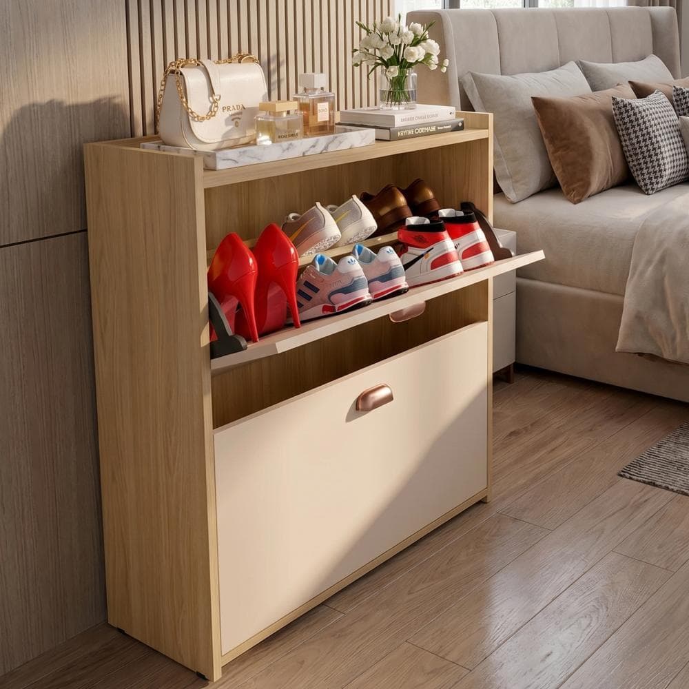 Sapateira Closet Vertical Organizadora Compacta Apartamento 12 Pares Calçados - A Mais vendida