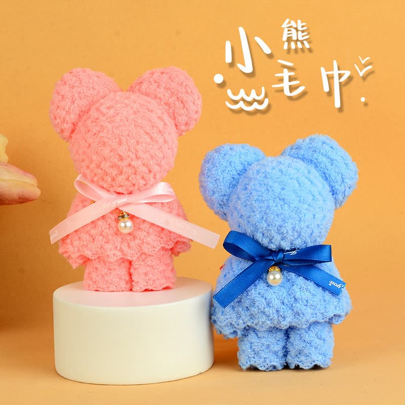 Toalha urso lembranças de casamento sacos de casamento de alto valor pequenos itens práticos namoradas high-End aniversá