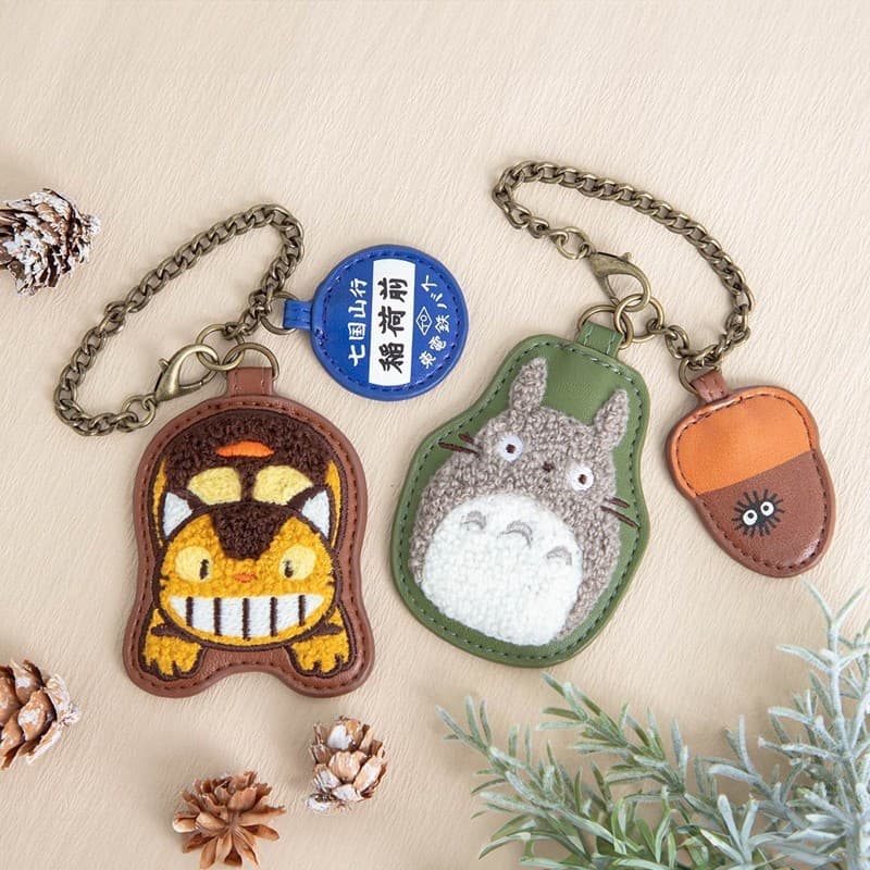 Japão Ghibli Hayao Miyazaki meu vizinho Totoro chaveiro pingente chaveiro saco pingente bonito dos desenhos animados pel