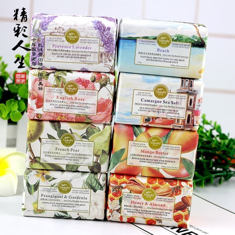 Branco pêssego uva fragrância Floral sabão fragrância óleo essencial banho lembrança de casamento sabão artesanal