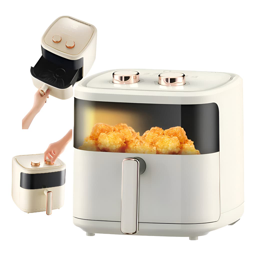 Fritadeira Eletrica Air Fryer 4,7l Frita 127v/220v 1350w
