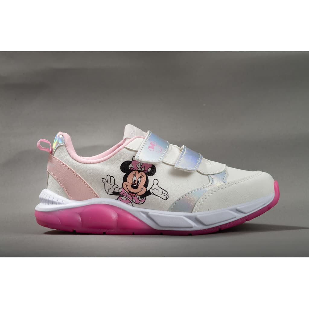 Tenis Infantil Meninas Minnie Led Conforto Disney Original