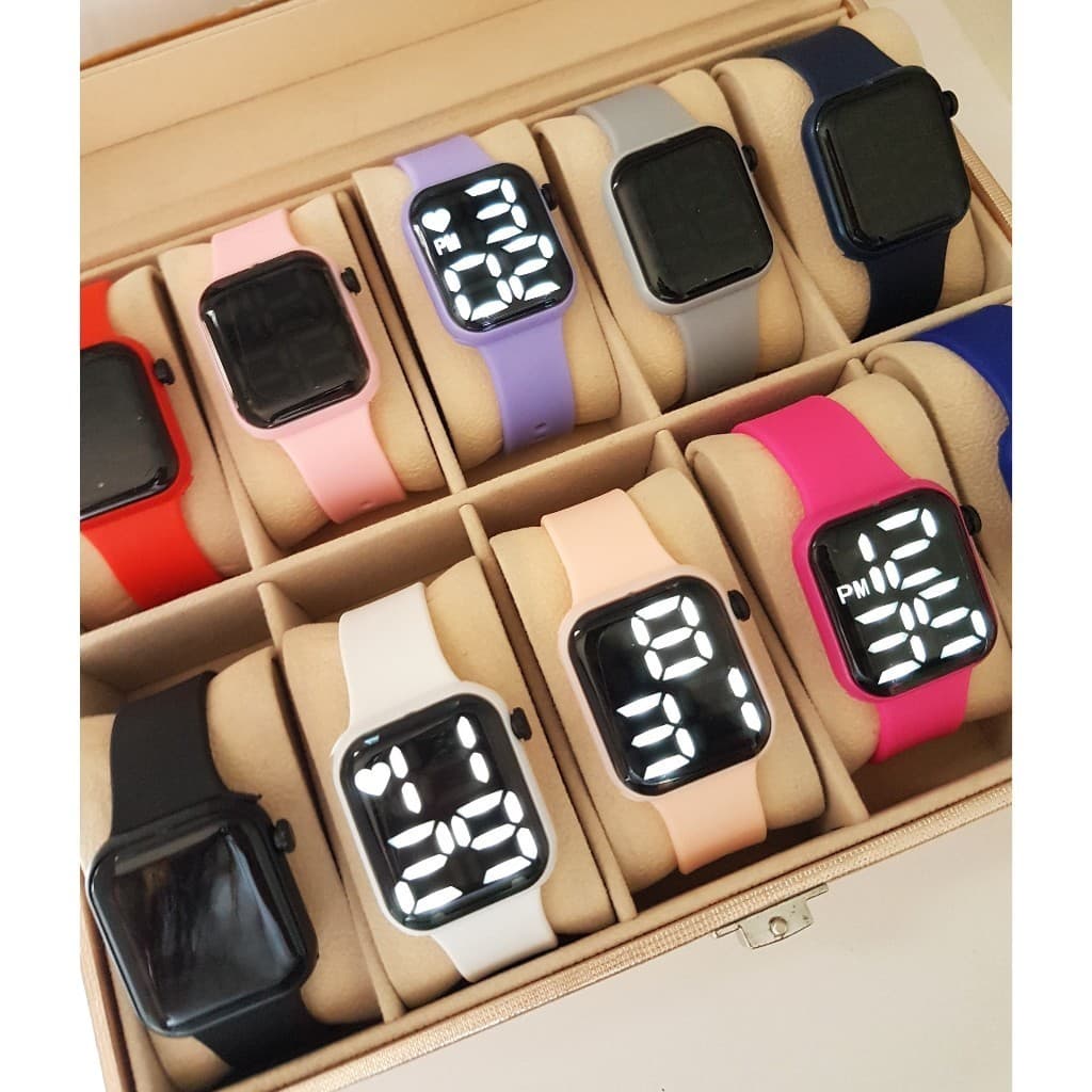 Kit com 10 relogios Digital Feminino/Masculino Atacado