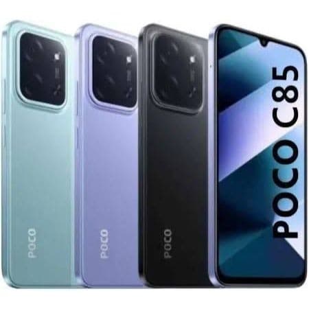 Smartphone Xiaomi POCO C85 4G, NFC Tela LCD 6.9", Câmera 50MP, Versão Global Original Lacrado