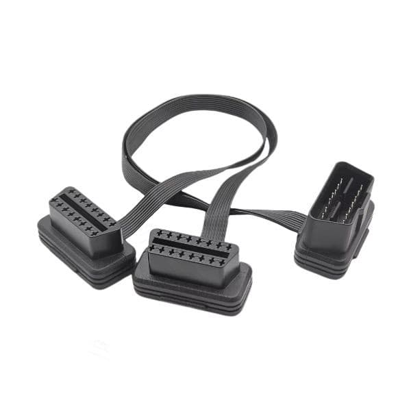 Cabo Obd2 Divisor Extensor 16 Pinos Fio Plano Fino Em Y para Huds Gps Scanner