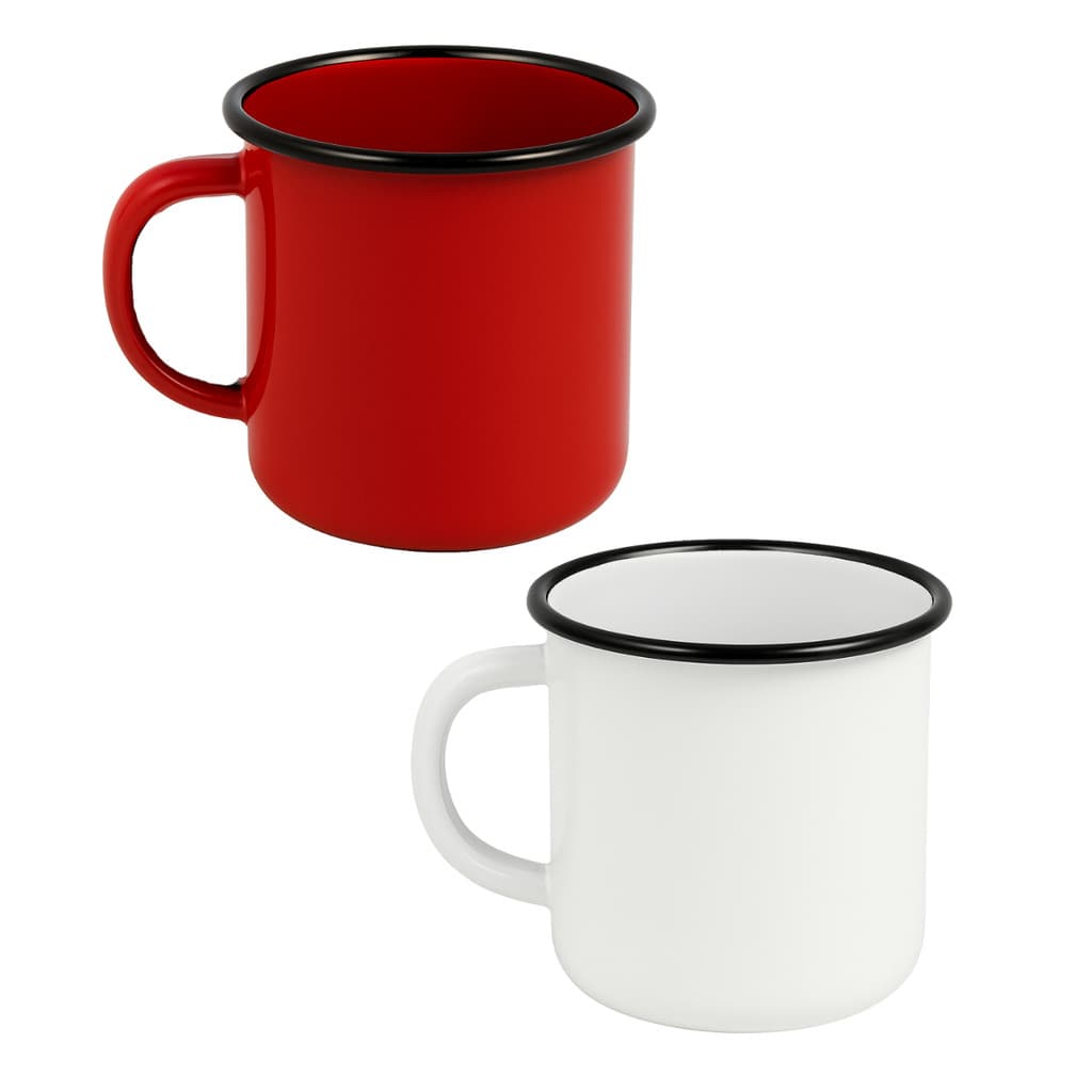 Caneca Esmaltada 90 ml Tradicional REF 17342 – Prática e Estilosa