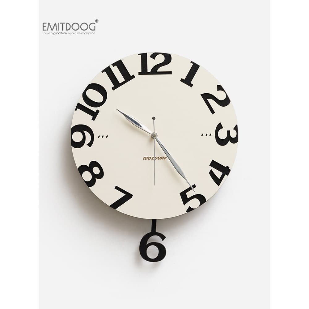 EMITDOOG Marca Coreana Decoração Doméstica Arte Relógio Relógio Pendurado na Parede Relógio de Parede Sala de Estar Cria
