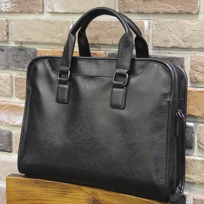 Bolsa de negócios masculina maleta bolsa Horizontal de um ombro Diagonal Casual saco de viagem de negócios saco de arqui