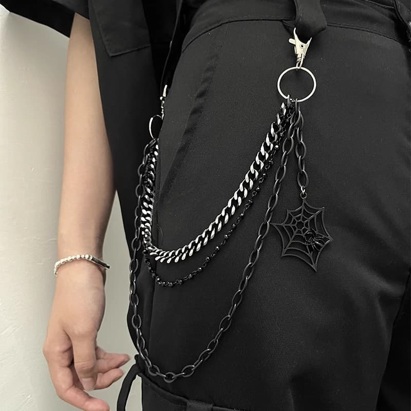 2026 novo estilo masculino feminino calças corrente de cintura cinto decorativo acessórios Punk corrente ins corrente ru