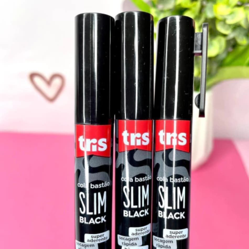 Cola Bastão Slim Black 6g Tris