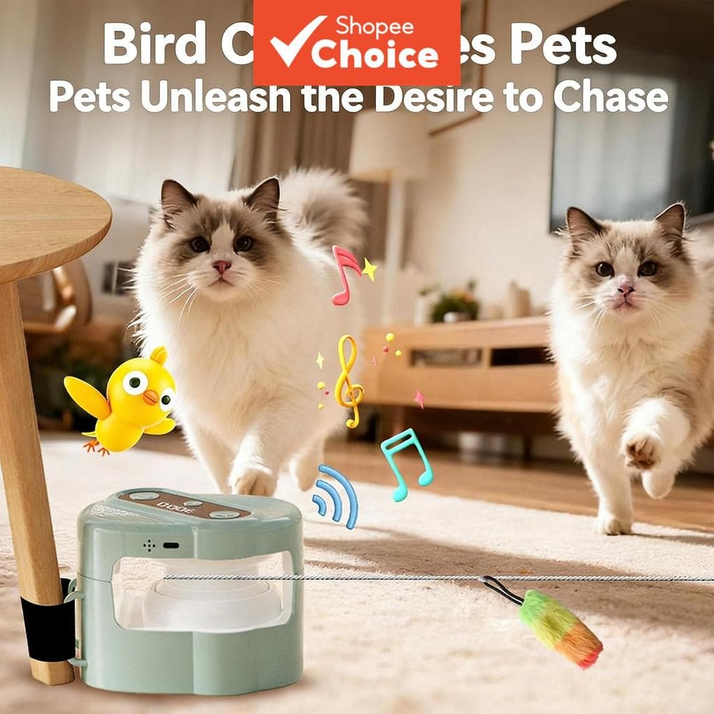 Brinquedo Automático para Gatos de Montar em Móveis, Brinquedo Interativo de Penas Coloridas Retrátil Pendurado,