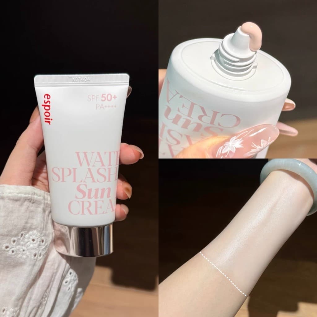 Quebrado!!!Espoir Protetor Solar Creme Isolamento Hidratante Hidratante Refrescante Calmante Iluminador