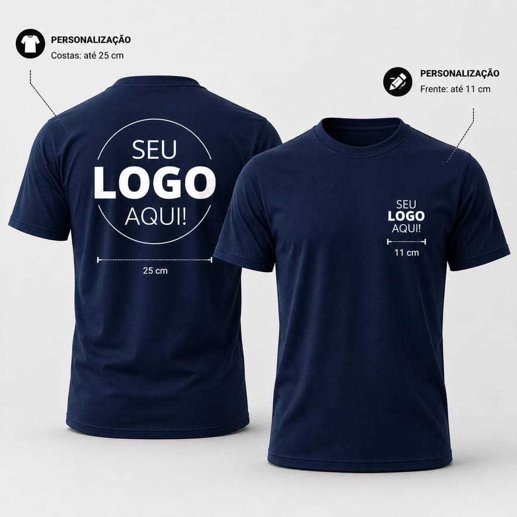 Camiseta Personalizada Empresa Uniforme Sua Foto Logo ou Arte 100% algodão Varias Cores