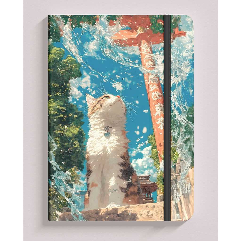 Agenda O Moleskine Gato Japonês 14×21 – Presente Criativo | Pautado / Sem Pauta / Pontilhado