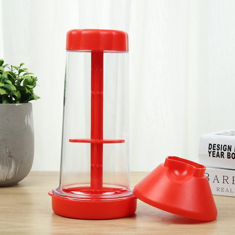Misturador de farinha portátil rotativo peneira de farinha copo cozinha do agregado familiar utensílios de cozimento plá