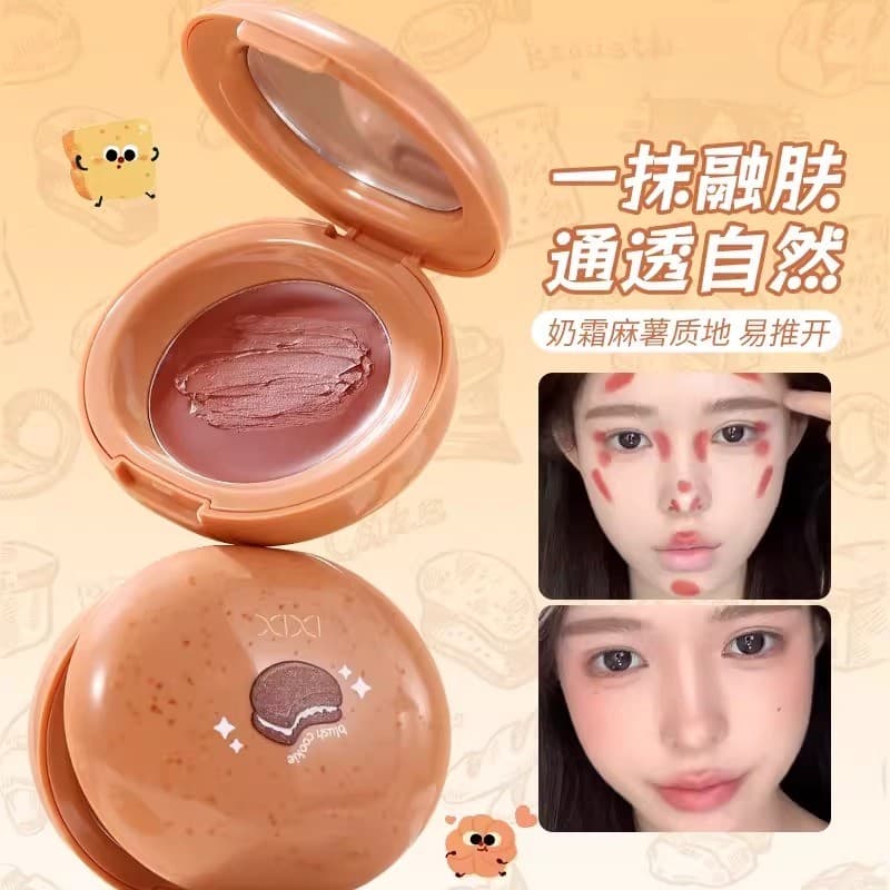Fosco Multi-Purpose Blush creme estilo coreano rosa Natural baixa saturação atmosfera novato sombra batom em pó creme pl