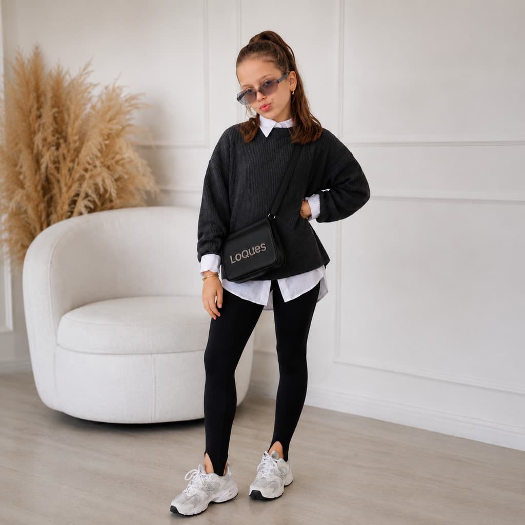 Calça Legging Pezinho Infantil Blogueira Quentinha Inverno Menina