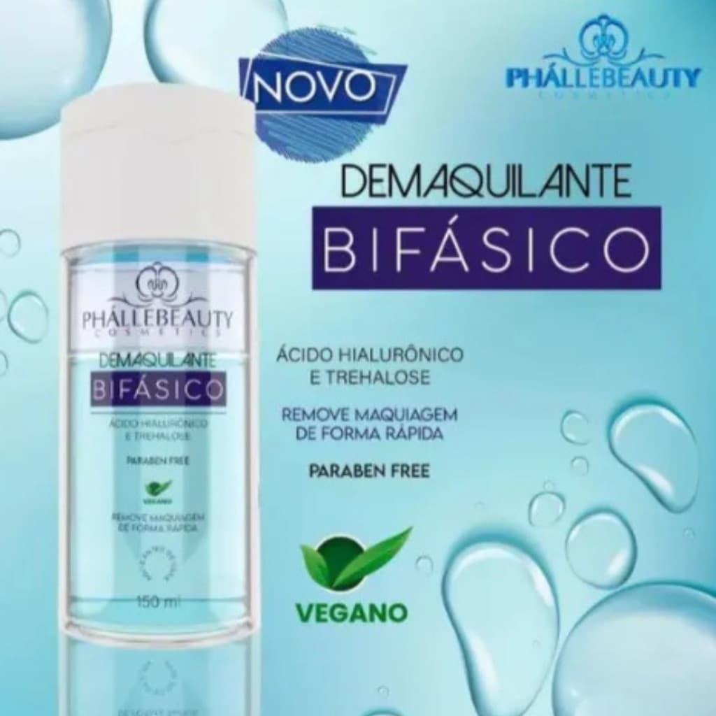 Demaquilante Bifásico - Phállebeauty