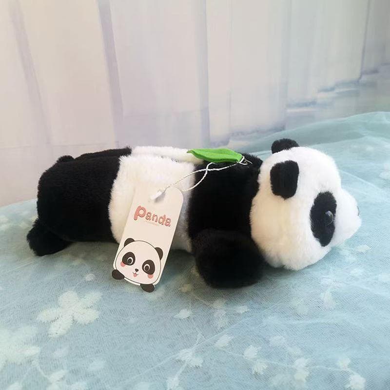 Decorador Dos Desenhos Animados Panda Caso De Lápis De Pelúcia Bonito Animal Saco De Cosméticos Armazenamento De Papelar