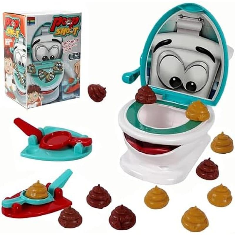 Jogo De Tiro De Brinquedo De Cocô-Brinquedos Engraçados Para Crianças & amp ; Adultos , Banheiro Construção De Habilidad