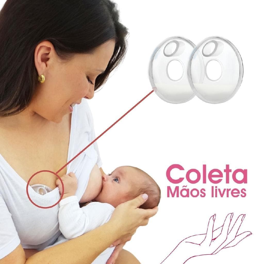 2 Und Coletor Concha P/ Amamentacao Bebe Rn Leite Materno Alimentacao Crianca Higienico