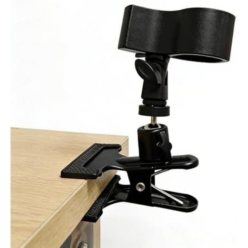 Funvalley Surperfect 360 ° Suporte Giratório Para Secador De Cabelo Mãos Livres , Base De Metal Estável & amp ; Braçadei