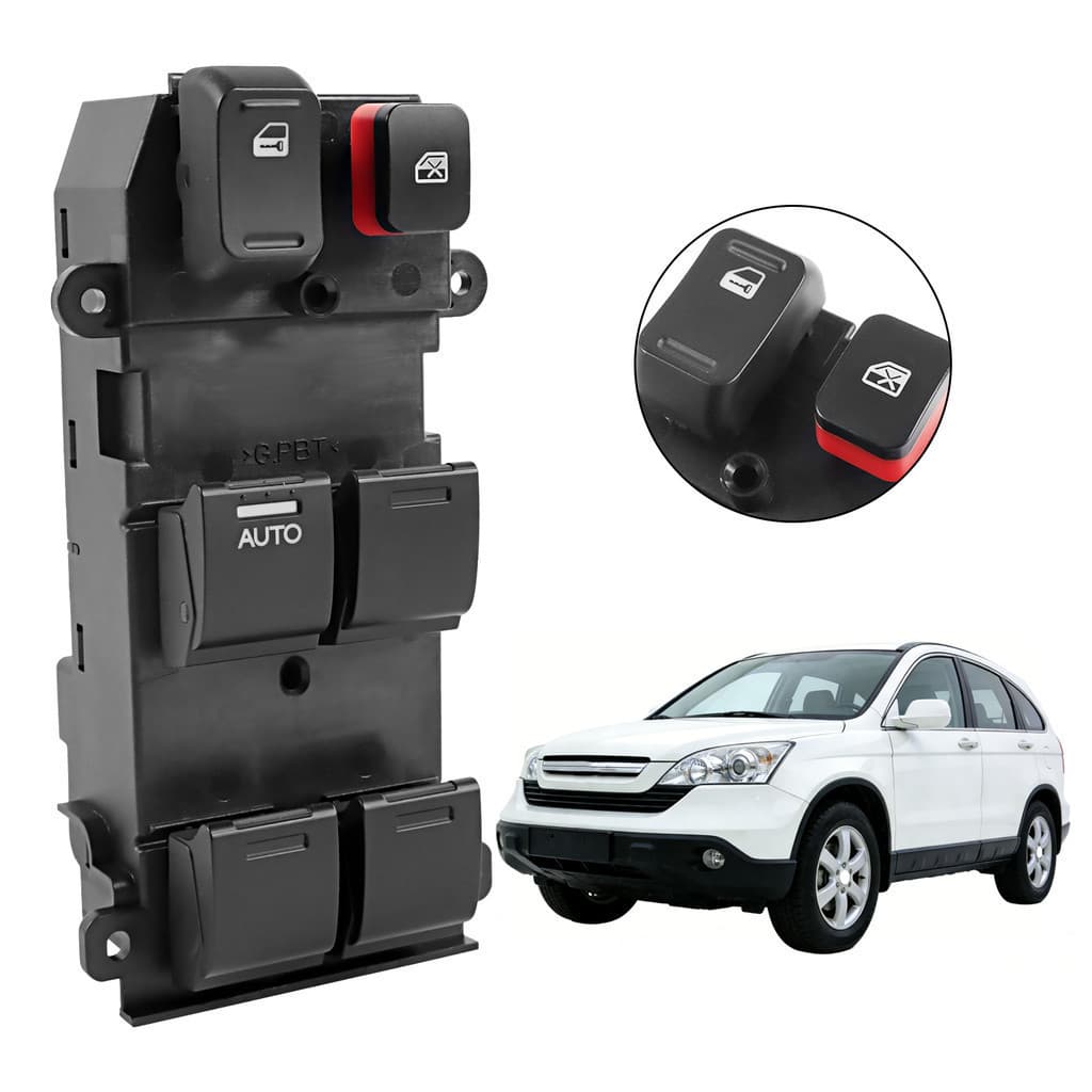 Botão Interruptor Vidro Elétrico Honda New Fit City 2009/2014 Crv 2007/2012
