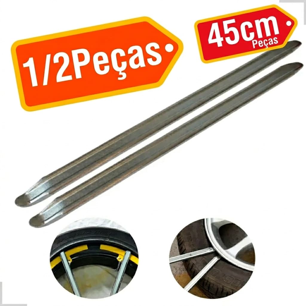 Espátula Chata Borracheiro Para Montagem Desmontagem Pneu 45cm