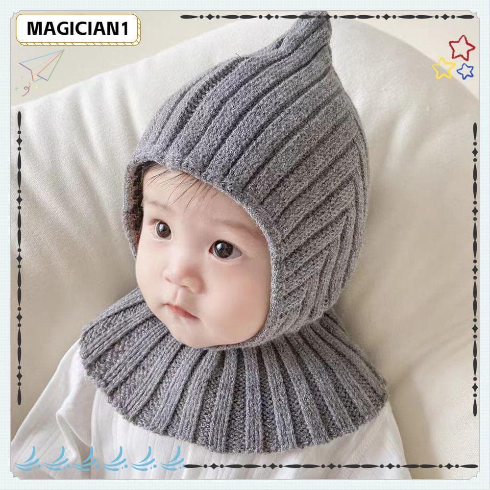 Gorros De Bebê MAGICIAN , Cachecol Quente De Pescoço , Protetores De Orelha Infantis Integrados , Balaclavas , Boné Pulô