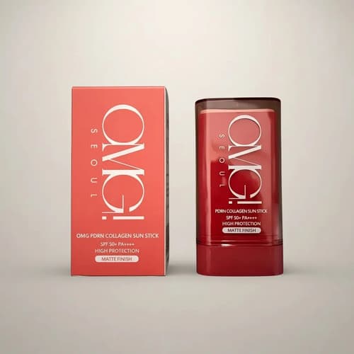 Protetor Solar Facial Omg Pdrn Collagen Stick Fps 50