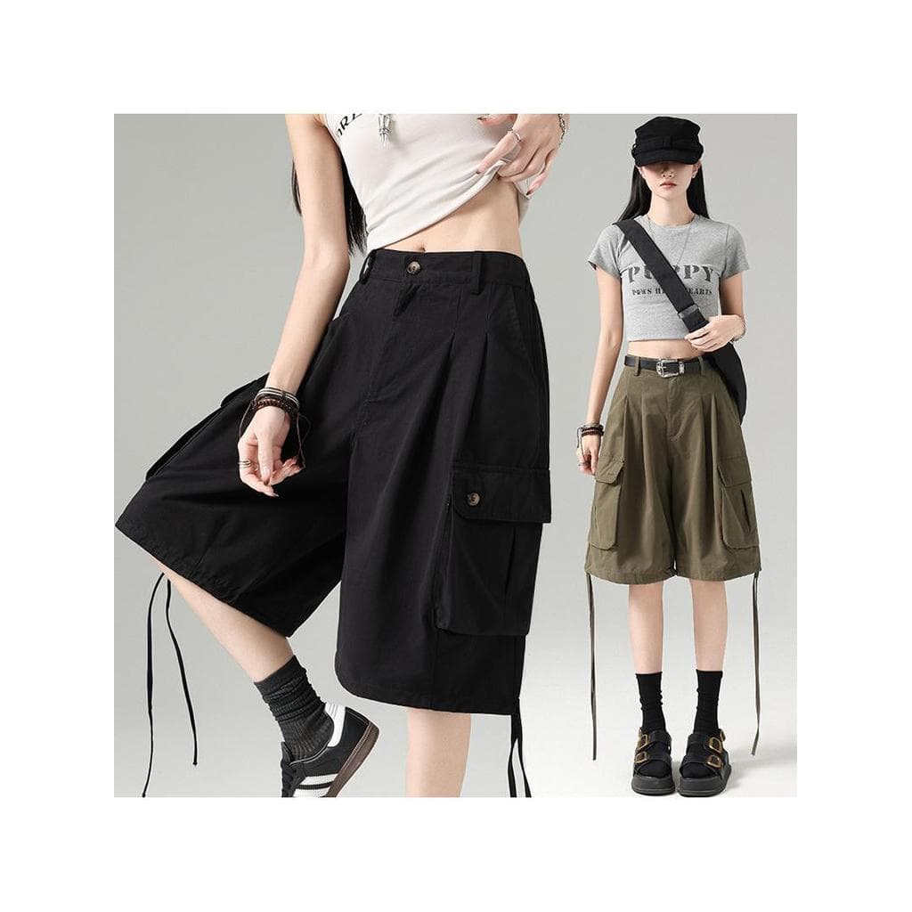 Pronto estoque 2026 verão novo estilo versão coreana Retro temperamento All-Match solto rendas macacão reto Shorts cinco