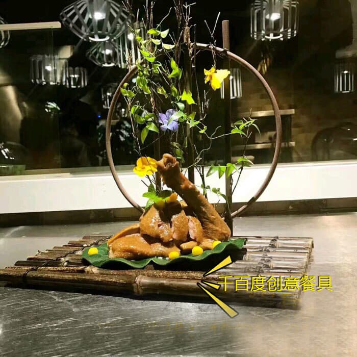 Prato de restaurante com tema de prato de concepção artística comercial exclusivo criativo de Hotel