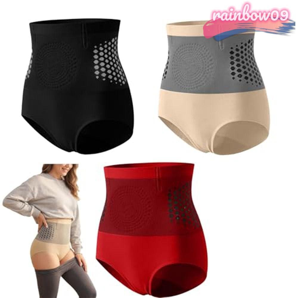 Roupa Íntima De Compressão RAINBOW09 , Shorts De Escultura De Contração Abdominal Sem Costura , Cintura Alta