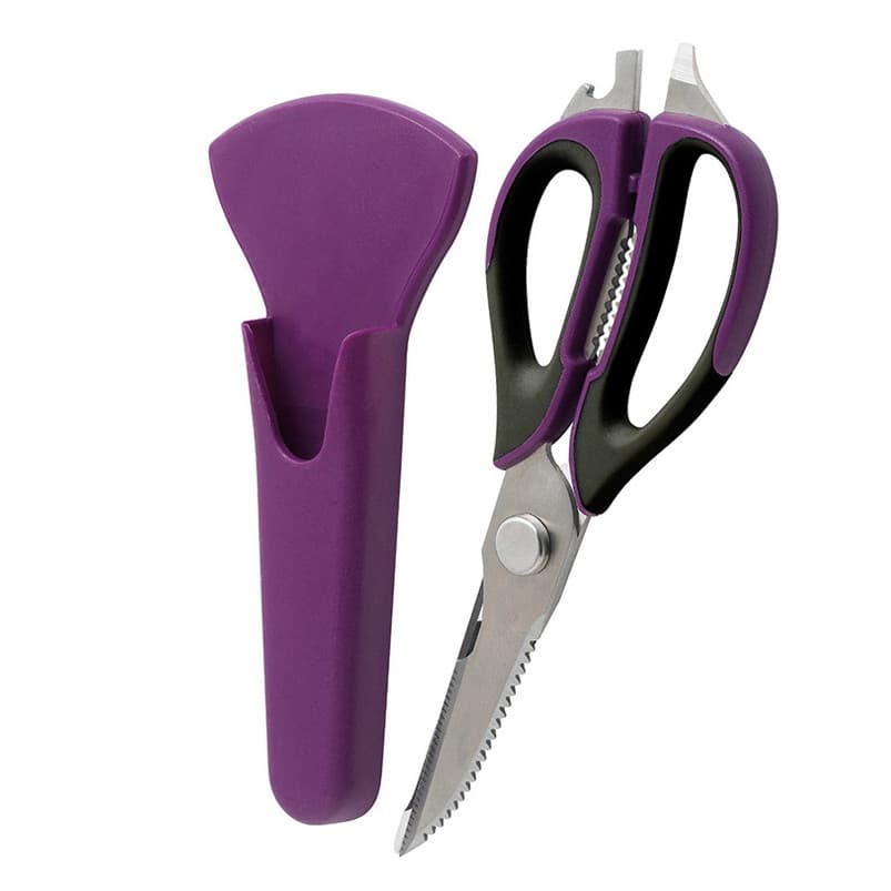 Caixa de cores tesoura de cozinha multifuncional tesoura de frutos do mar destacável tesoura de osso de frango cozinha t