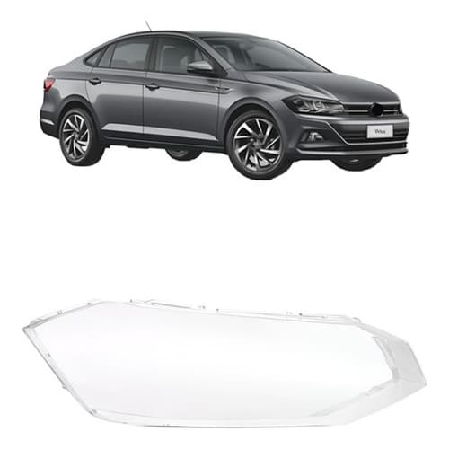 Lente Farol Dianteiro Vw Virtus 2018 2019 2020 2021 2022