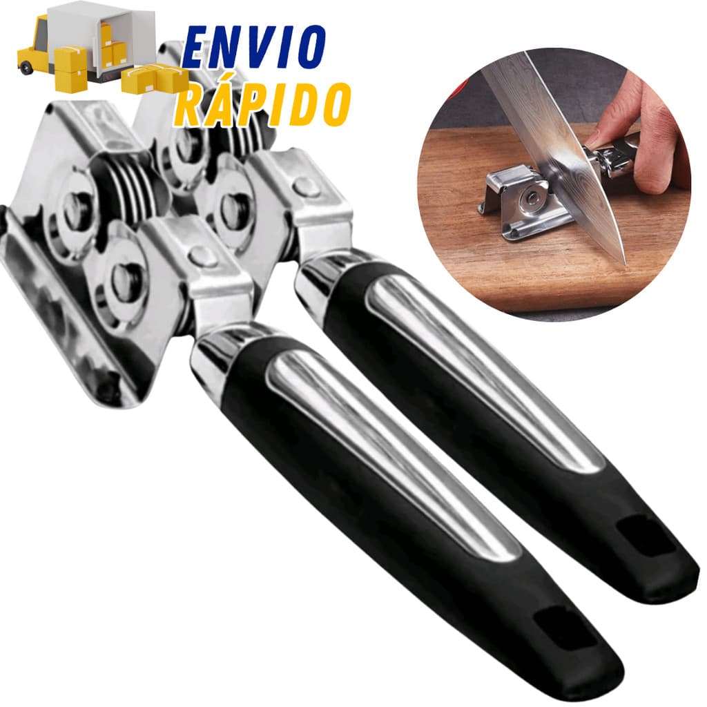 Kit 2 Amolador De Facas Canivete Tesoura Facão Alicate Com Ventosa Em Aço Inox Afiador Profissional