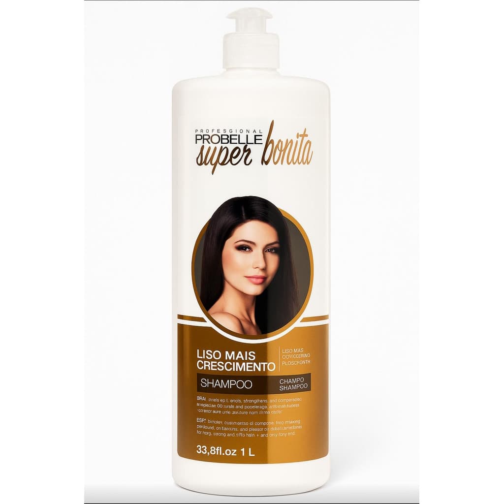 Shampoo  1L Liso Mais Crescimento Probelle
