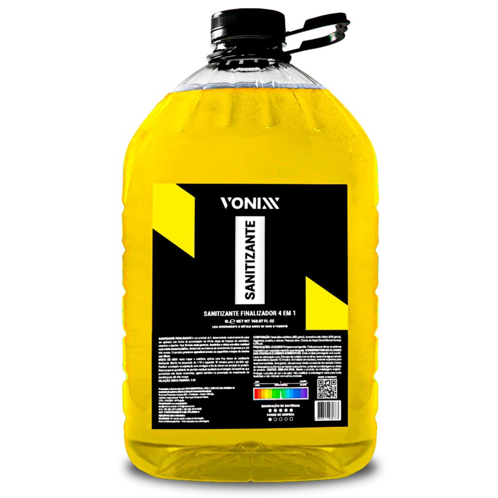 Vonixx APC 5L Sanitizante Finalizador 4 em 1 Proteção e Aroma Duradouro para Estofados e Carpetes