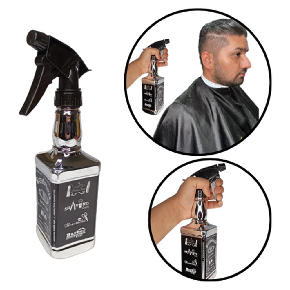 Borrifador Spray de Água para Cabeleireiro Jack Luxo Prata cod 843
