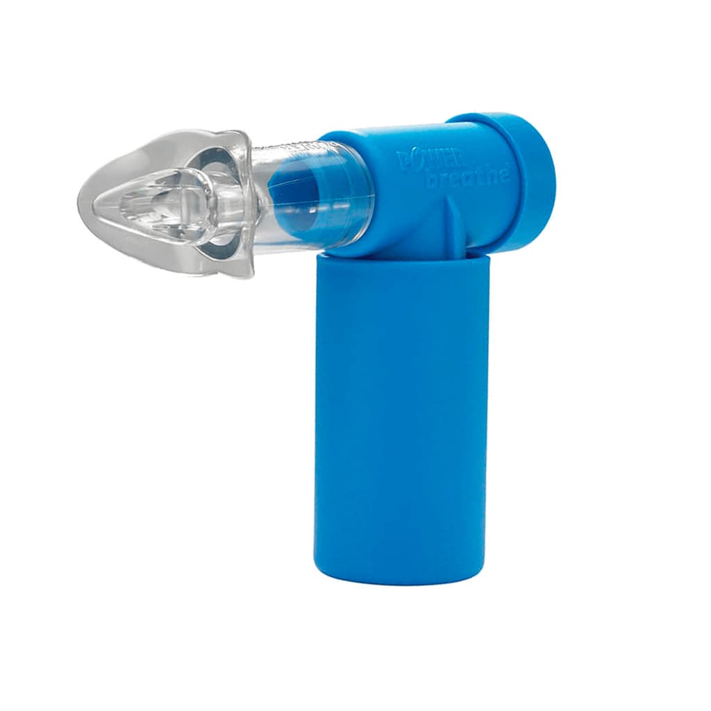 POWERbreathe Classic RM Resistência Média Azul - Aparelho Exercício Respiratório Exercitador Pulmonar Fisioterapia
